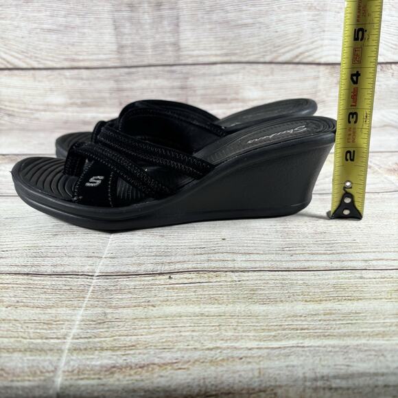 Skechers Cali Womens Size 7.5 Rumblers Beautiful People Wedge Sandals - Picture 10 of 10